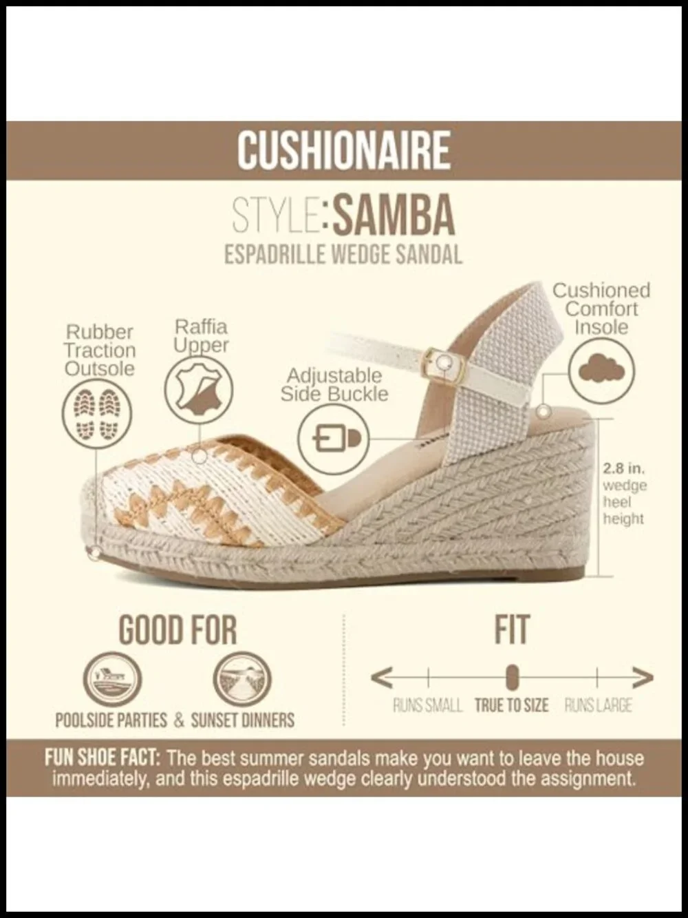 Raffia Espadrilles Wedges with Adjustable Ankle Strap